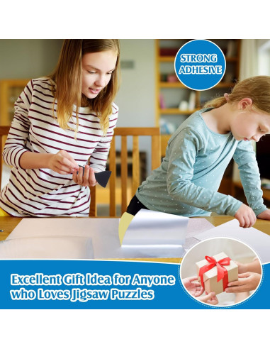 24 Hojas Adhesivas para Rompecabezas Fullhawl 37 x 18 cm