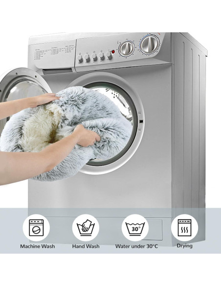 Cama para Gato Arquiel con Capucha Redonda 50.8 cm Gris