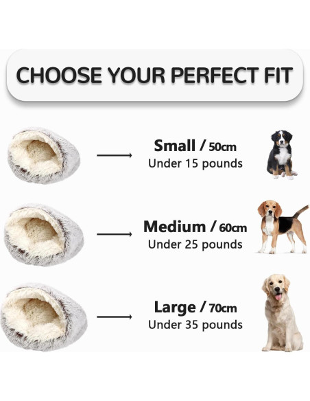 Cama para Gato Arquiel con Capucha Redonda 50.8 cm Gris