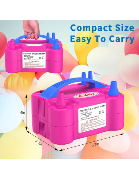Bomba de aire eléctrica AXHJ BALLOON para globos 22000 Pa Bomba de aire eléctrica AXHJ BALLOON para globos 22000 Pa