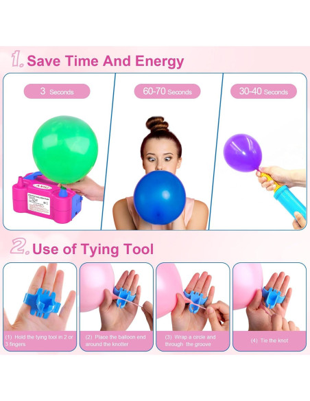 Bomba de aire eléctrica AXHJ BALLOON para globos 22000 Pa Bomba de aire eléctrica AXHJ BALLOON para globos 22000 Pa