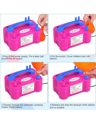 Bomba de aire eléctrica AXHJ BALLOON para globos 22000 Pa