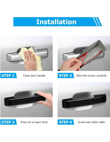 Cubierta de Manija de Puerta DLOVEG para Ford F150 2021-2024