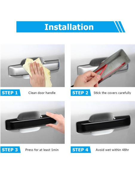 Cubierta de Manija de Puerta DLOVEG para Ford F150 2021-2024