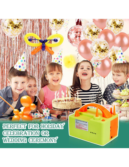 Bomba de Aire Eléctrica AGPTEK 3-en-1 para Globos 500W