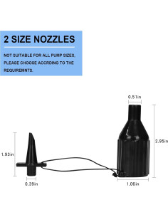 Bomba de globo eléctrica LAGENDA B322, 2-Pack, accesorios 2