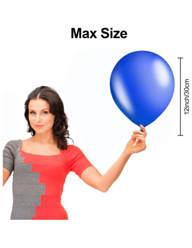 100 Globos de Fiesta Kolavia 30 cm Látex Coloridos Premium