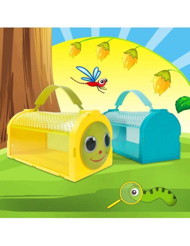 Kit de Atrapabichos Esensson para Niños 3+ Años - 2 Jaulas Insectos