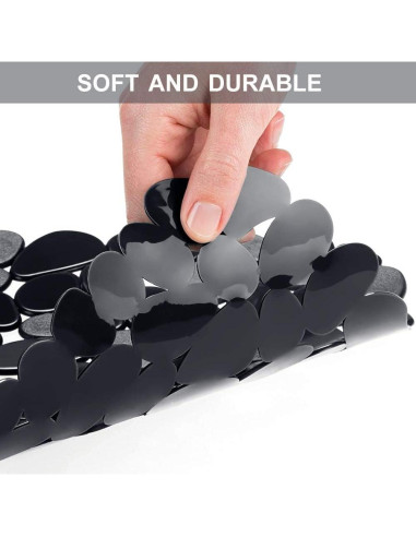 Alfombrilla de Fregadero Bligli 40x30 cm PVC Negro - 2 Piezas