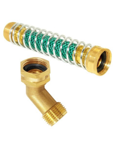 Conector de Manguera de Jardín Joywayus 3/4" GHT Ángulo 45
