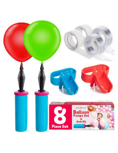 Kit de Arco de Globos HOMEFAVE con 2 Bombas y Cinta 9.75m