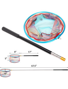 Red de Pesca Telescópica Goaste para Niños 66-171 cm 3 Paquetes 2