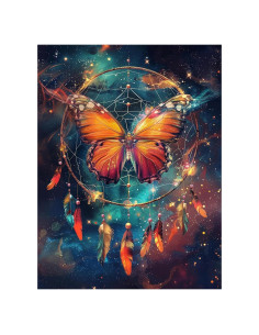 Kit de Pintura de Diamante 5D Diymood Mariposa 30x40 cm