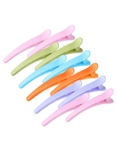 Pinzas para el cabello Sublaga 12 Pcs Diseño de Pato 8.9 cm