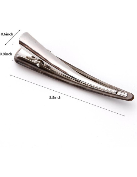 Clip para Cabello LONEEDY 6 Piezas 8.4cm Antideslizante