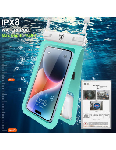 Bolsa Impermeable Njjex Doble Espacio para Teléfonos