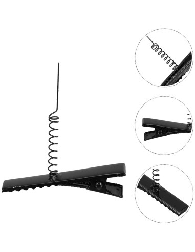 100 Clips de Pelo de Metal Abaodam 4cm para DIY y Estilo