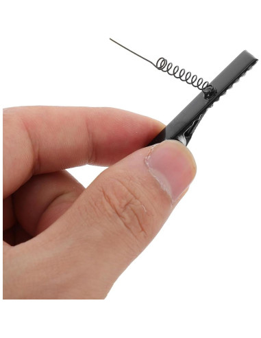 100 Clips de Pelo de Metal Abaodam 4cm para DIY y Estilo