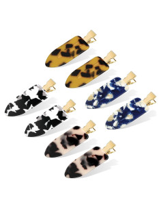 Clips de Cabello Sin Marcas CWJCYTNSN - 8 Pcs Diseño Leopardo