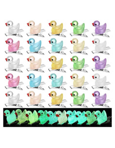 30 Clips para el Cabello de Pato Brillantes Luinabio