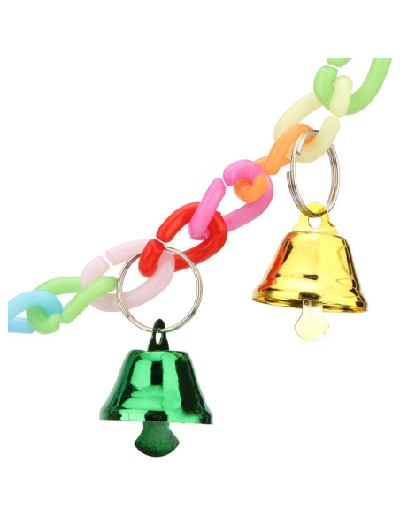 Puente Colgante para Hámster y Loro Hypeety con Campanas