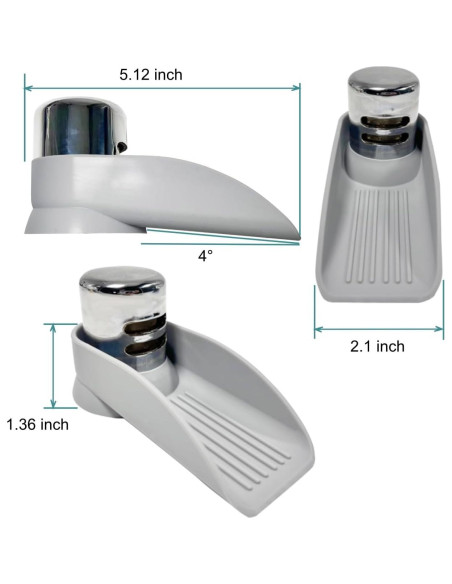 Cubierta de Salida de Aire para Lavavajillas NLDSDSPH - Silicona Gris y Negro