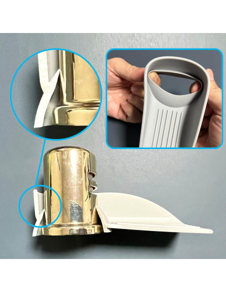 Cubierta de Salida de Aire para Lavavajillas NLDSDSPH - Silicona Gris y Negro