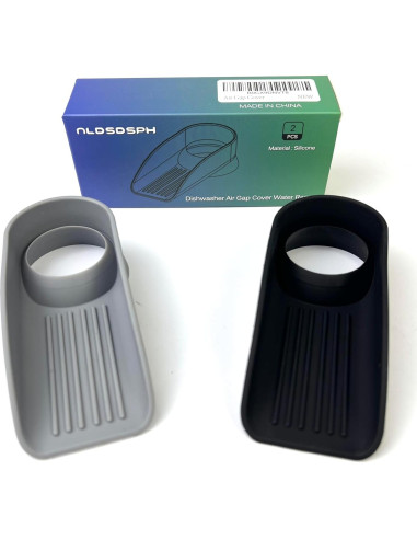 Cubierta de Salida de Aire para Lavavajillas NLDSDSPH - Silicona Gris y Negro