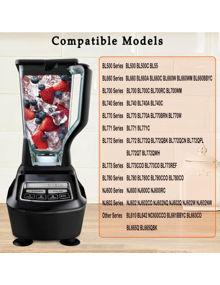 Tapa de Reemplazo para Licuadora Ninja 72oz - Compatible BL660 BL740