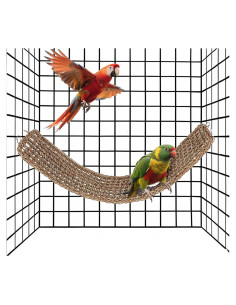 Alfombra de Hierba Marina FBIRDY 75x18 cm para Aves y Mascotas