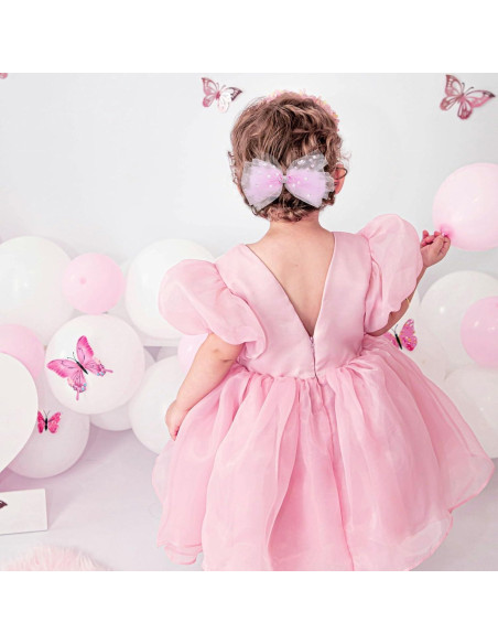 4 Clips de Lazos de Perlas Aswewamt para el Cabello