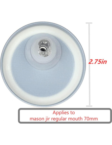 Picos de Vertido para Tarros Mason ziHenryDa 70mm Oro Rosa 4-Pack