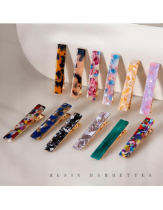 12 Clips de Cabello Multicolor Cptots - Accesorios para Mujeres 2