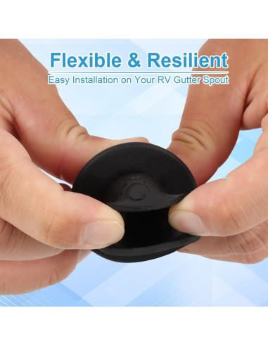 Tapas de Desagüe para RV Safoner - 4 Piezas Protección Goma