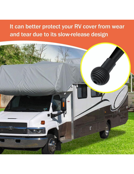 4 Tapas de Salida de Canalón para RV Toldear TR-DT