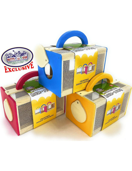 Casa de Insectos de Madera Matty's Toy Stop - Paquete de 3 Casa de Insectos de Madera Matty's Toy Stop - Paquete de 3