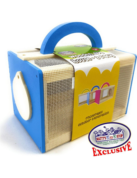 Casa de Insectos de Madera Matty's Toy Stop - Paquete de 3 Casa de Insectos de Madera Matty's Toy Stop - Paquete de 3