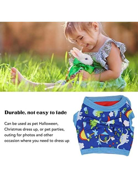 Arnés y Correa para Mascotas Pequeñas Pssopp - Diseño Dinosaurio