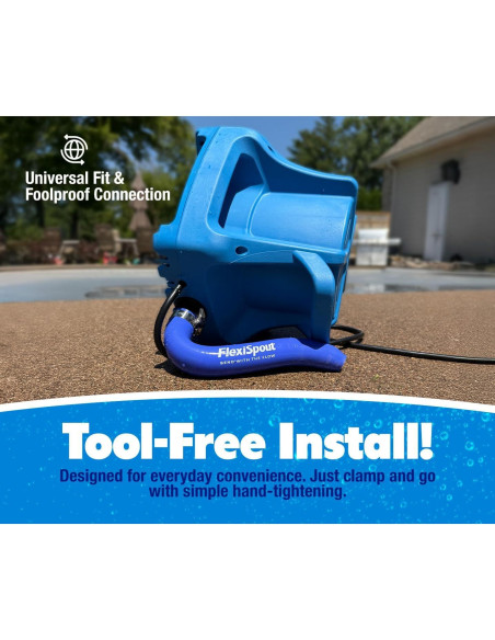 Boquilla de Bomba de Cubierta de Piscina FlexiSpout - Irrompible