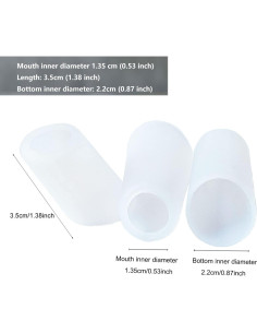 Cubierta de Pitorro de Tetera de Silicona Yiruiidea - Set de 3 2