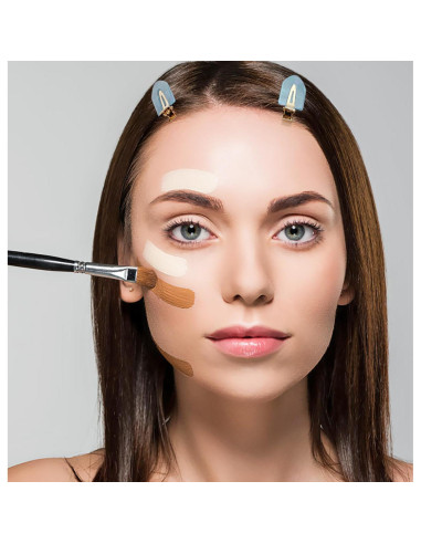 Clips para el Cabello Sin Pliegues Mini Skater Azul 2PCS