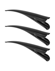 3 Clips de Pelo de Cocodrilo LALAFINA 12.95 cm Antideslizantes