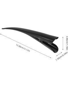 3 Clips de Pelo de Cocodrilo LALAFINA 12.95 cm Antideslizantes 2