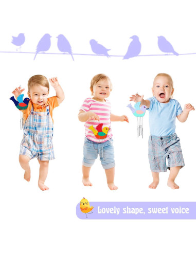 Campanas de Viento de Madera Maitys 8 Pcs para Manualidades