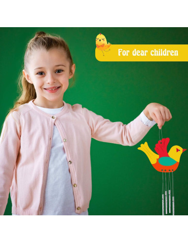 Campanas de Viento de Madera Maitys 8 Pcs para Manualidades