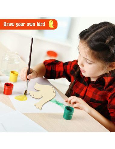 Campanas de Viento de Madera Maitys 8 Pcs para Manualidades