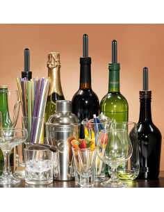 120 Cubiertas de Vertedor de Botellas de Licor Tobeelec 2