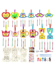 Kit de Manualidades de Campanas de Viento Lonfliness - 12 Piezas