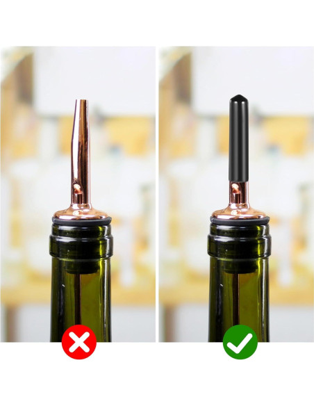 120 Cubiertas de Vertedor de Botellas de Licor Tobeelec