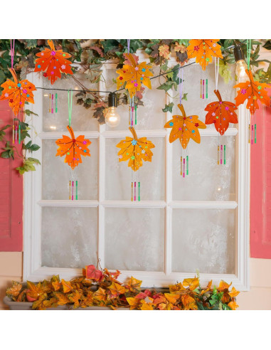 Kit de Manualidades Hmxpls - 9 Campanas de Viento de Madera